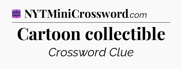 Cartoon collectible - Thomas Joseph Crossword