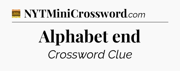 Alphabet end - Eugene Sheffer Crossword