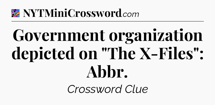 Government organization depicted on 