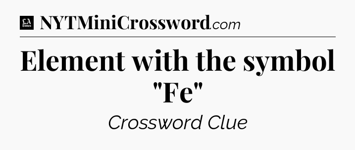 Element with the symbol 