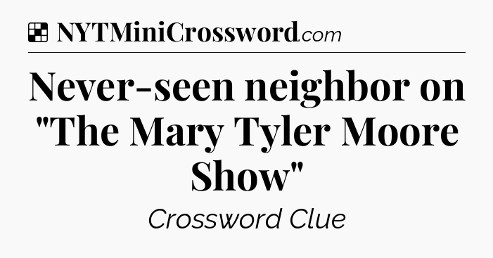 Solution: Never-seen neighbor on 