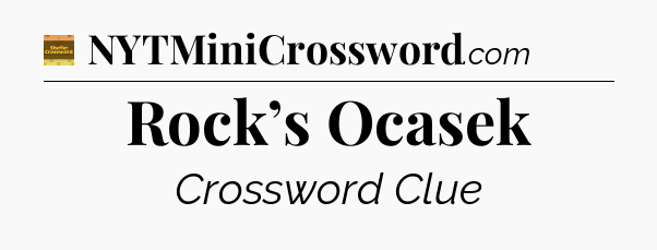 Rock’s Ocasek crossword clue Eugene Sheffer