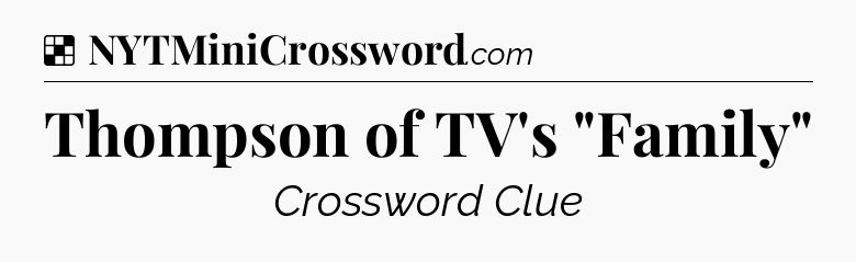 Solution: Thompson of TV's 