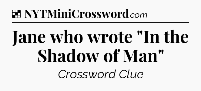 Solution: Jane who wrote 