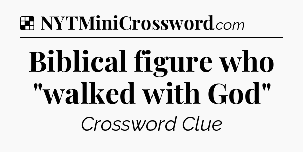 Solution: Biblical figure who 