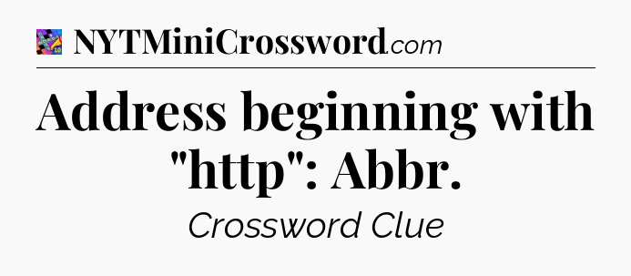 Address beginning with 