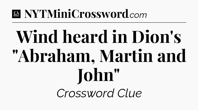 Wind heard in Dion's 