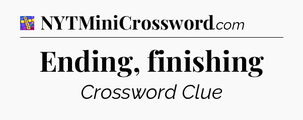 Ending, finishing Codycross