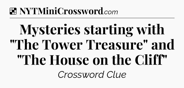 Solution: Mysteries starting with 