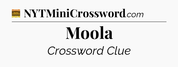 Moola - Eugene Sheffer Crossword