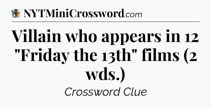 Villain who appears in 12 