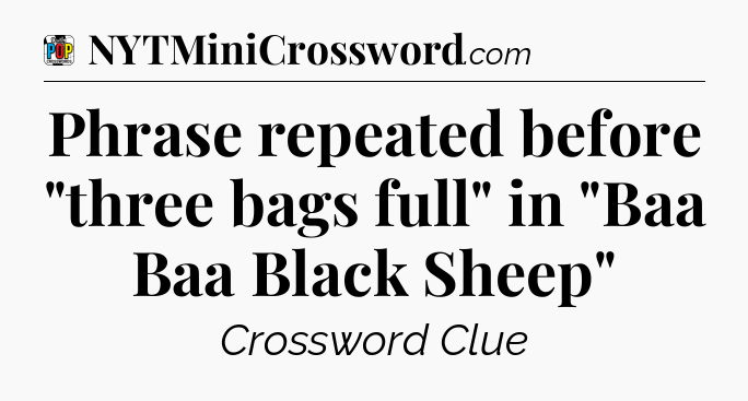 Phrase repeated before 