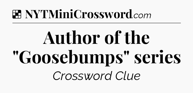 Solution: Author of the 