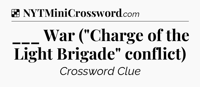 Solution: ___ War (