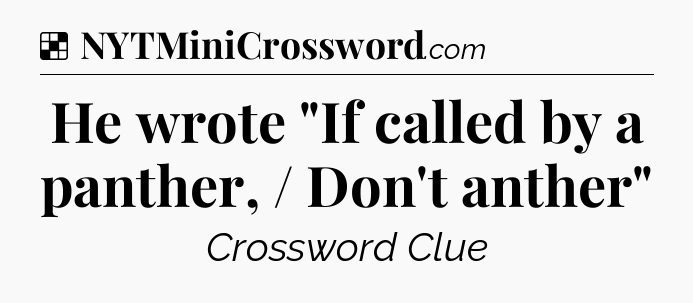 Solution: He wrote 