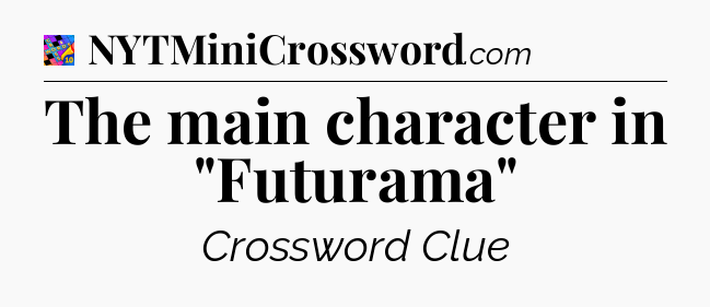 The main character in 