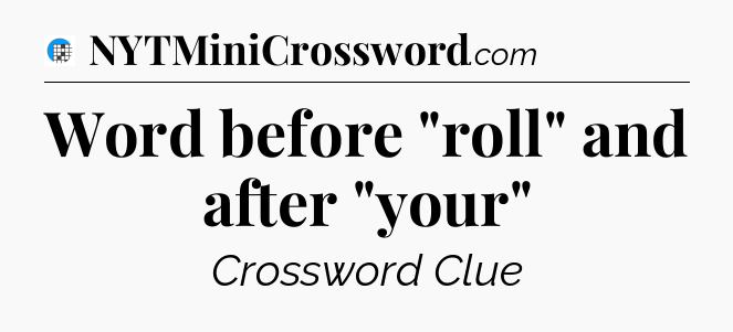 Word before 