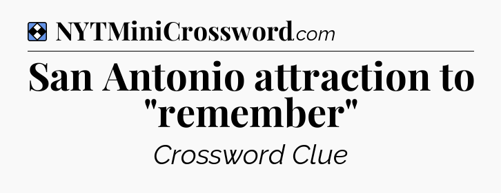 Solution: San Antonio attraction to 