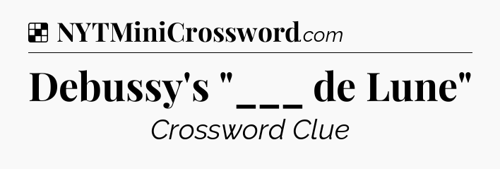 Solution: Debussy's 