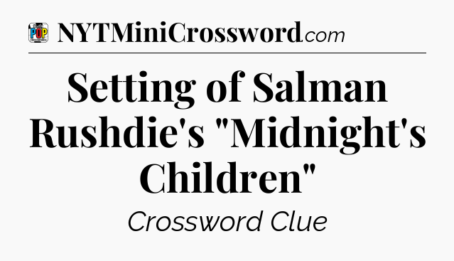 Setting of Salman Rushdie's 