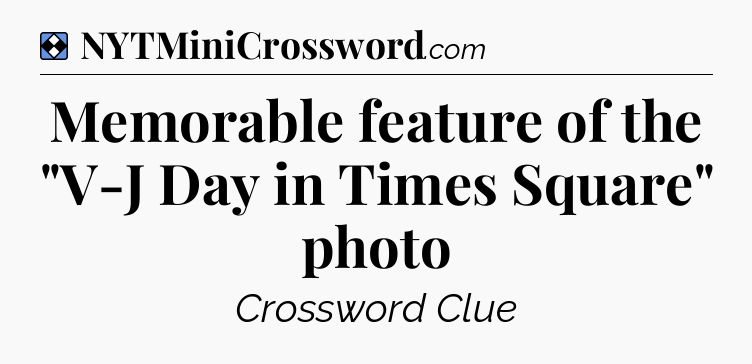 Solution: Memorable feature of the 