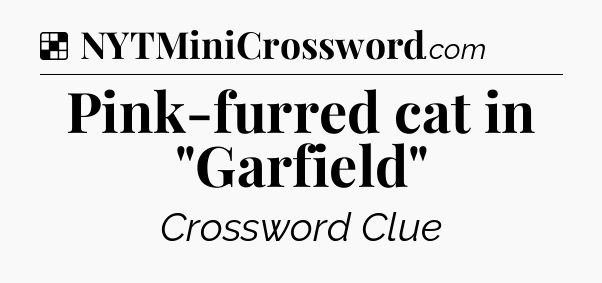 Solution: Pink-furred cat in 
