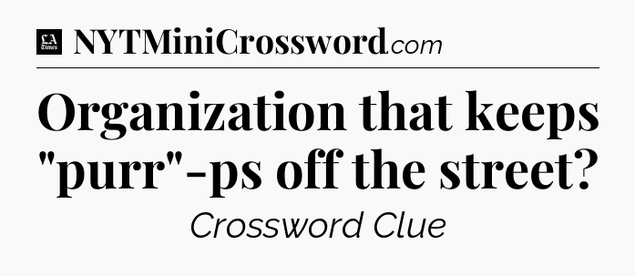 Organization that keeps 