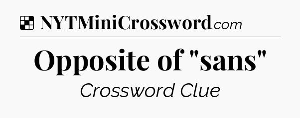 Solution: Opposite of 