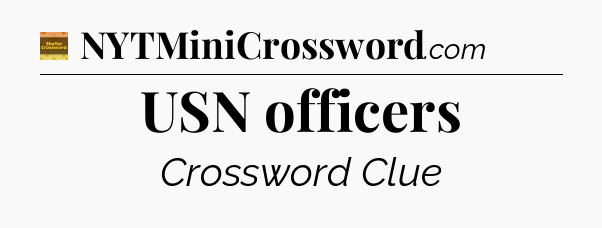 USN officers crossword clue Eugene Sheffer