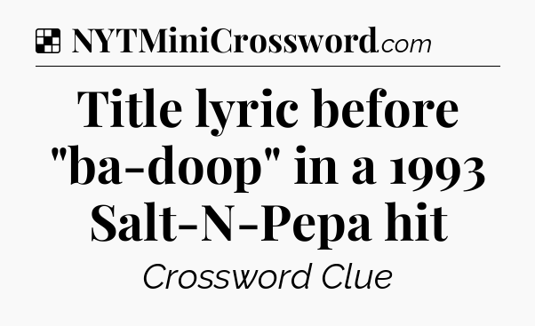 Solution: Title lyric before 