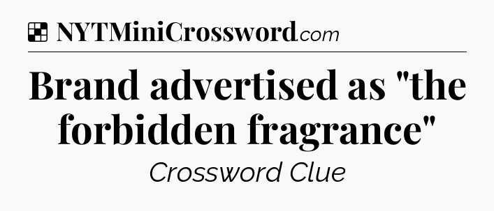 Solution: Brand advertised as 