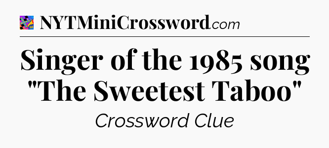 Singer of the 1985 song 