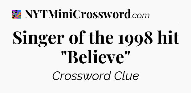 Singer of the 1998 hit 