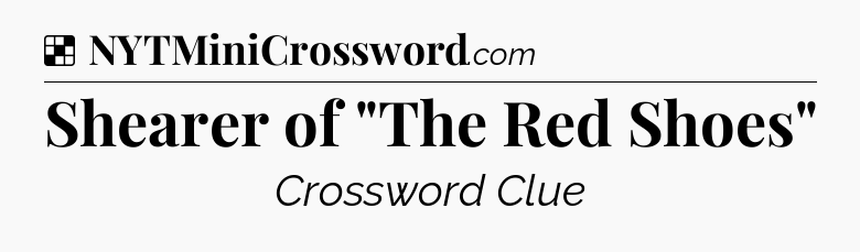 Solution: Shearer of 