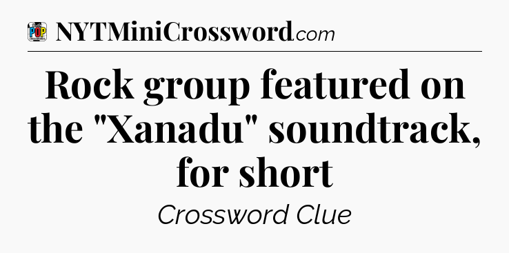 Rock group featured on the 