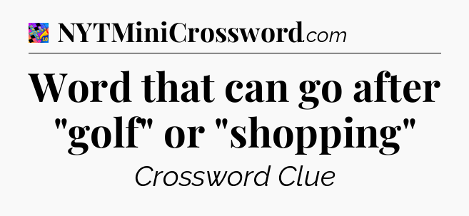 Word that can go after 