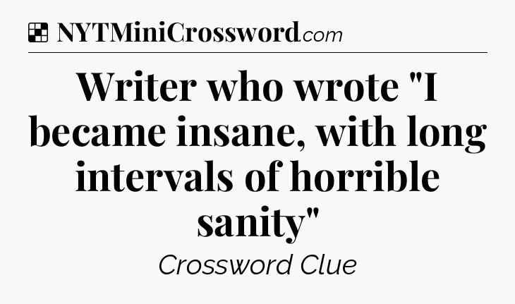 Solution: Writer who wrote 