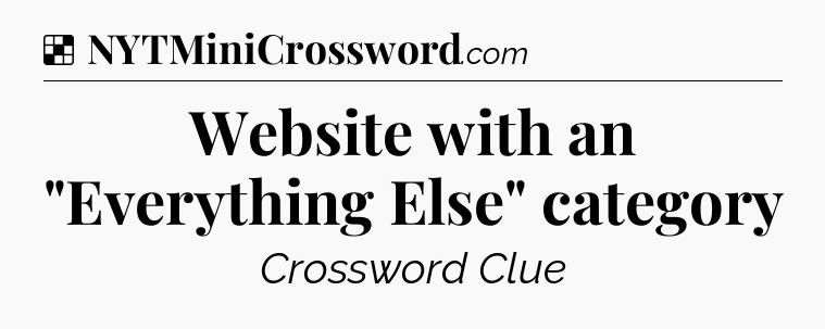 Solution: Website with an 