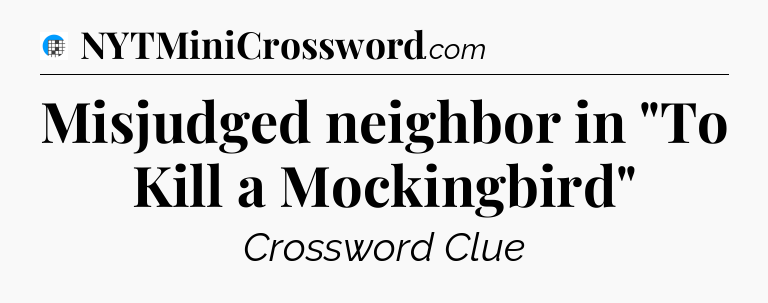 Misjudged neighbor in 