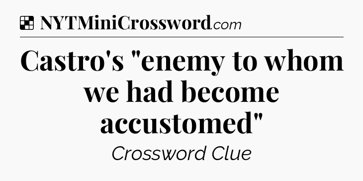 Solution: Castro's 