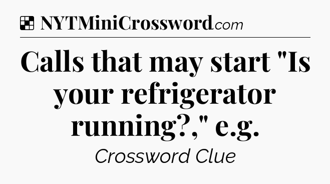 Solution: Calls that may start 