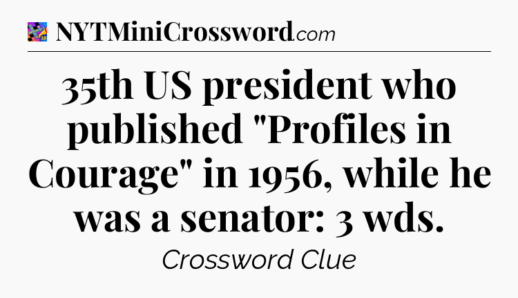 35th US president who published 