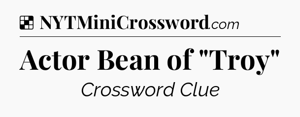 Solution: Actor Bean of 