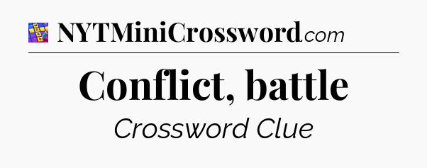 Conflict, battle Codycross
