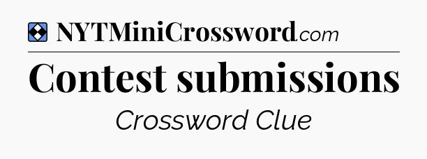 Solution: Contest submissions - NYT Mini Crossword
