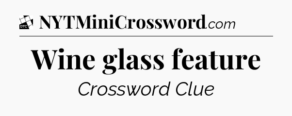 Wine glass feature - Daily Themed Classic Crossword