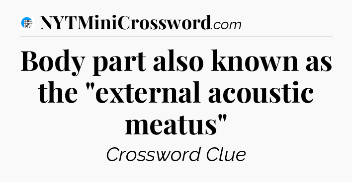 Body part also known as the 