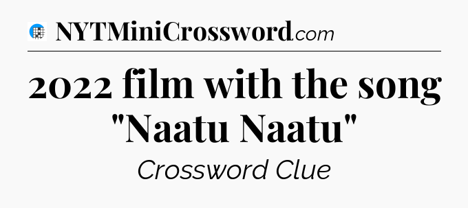 2022 film with the song 