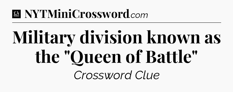 Military division known as the 