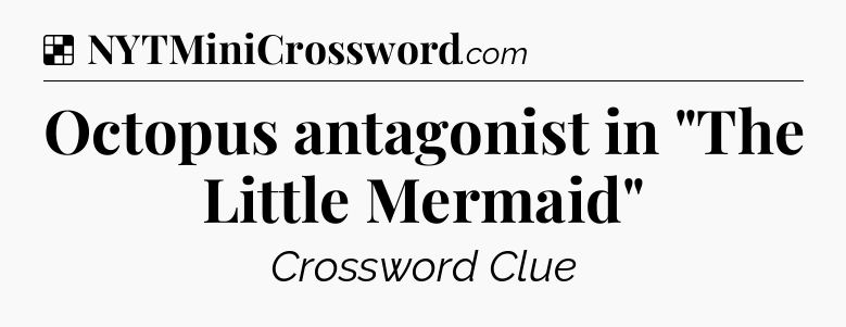 Solution: Octopus antagonist in 